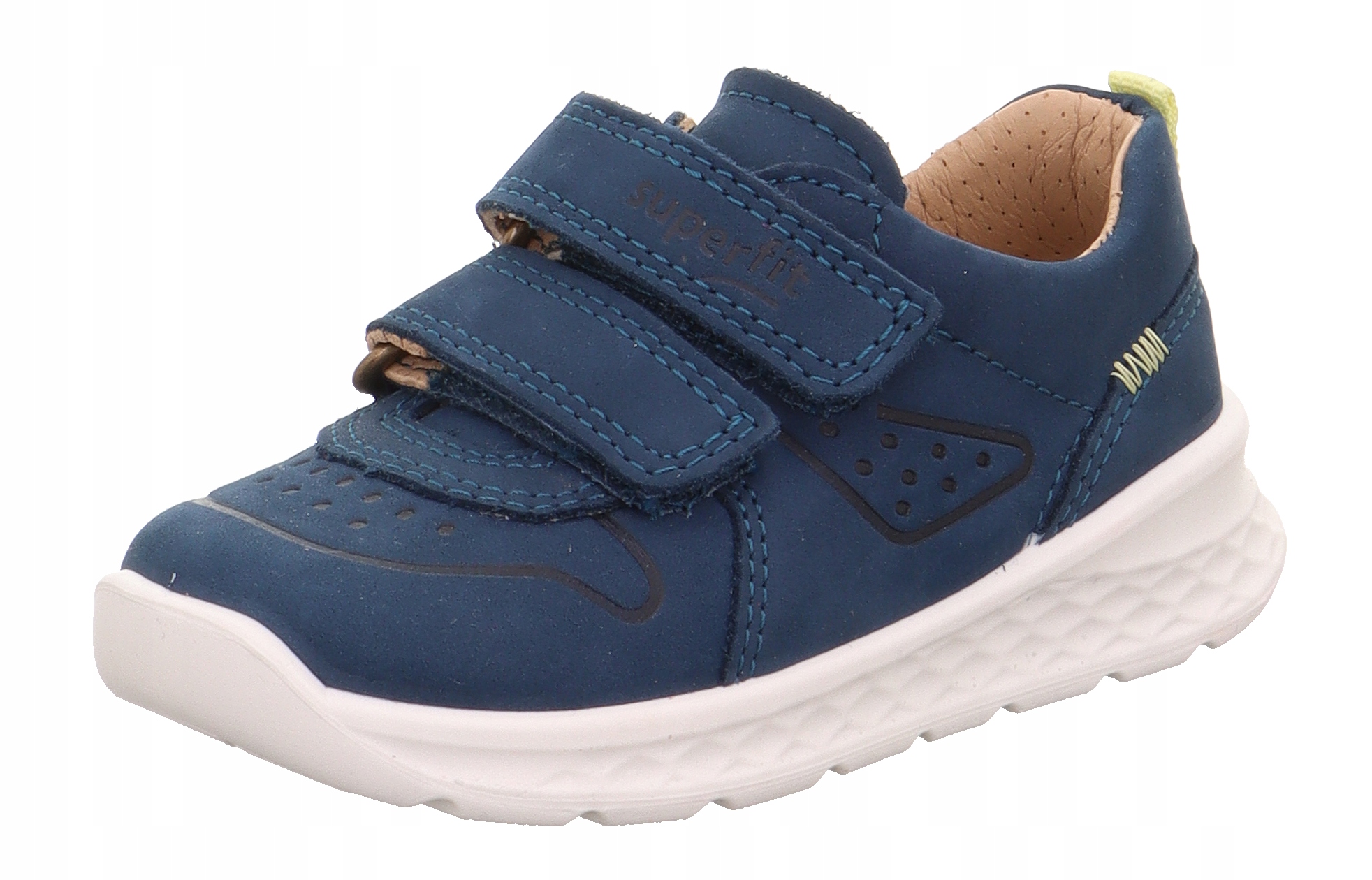 Superfit Półbuty Sneakersy Blau/Gelb 1-000365-8030 Breeze r.23