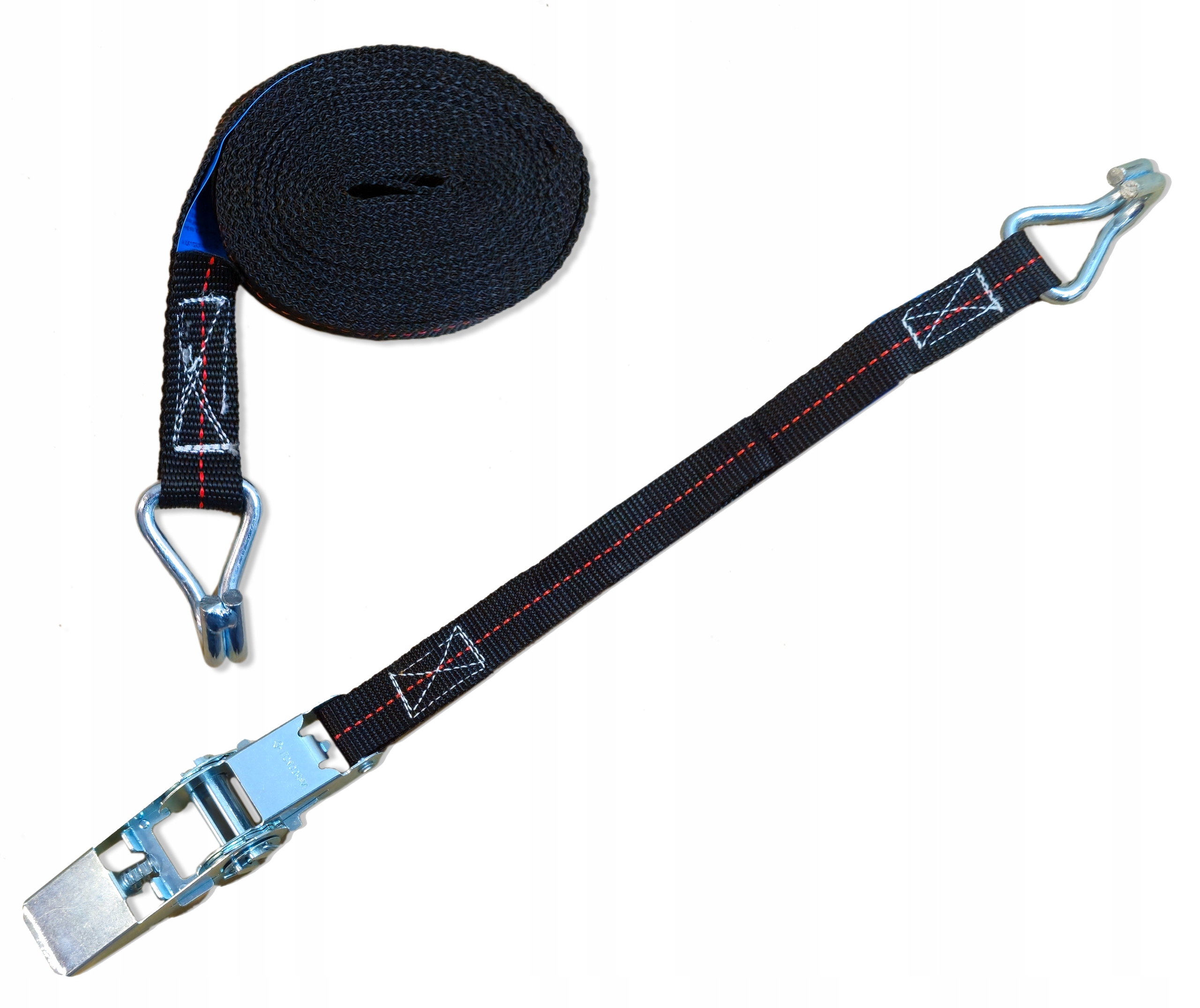 Pasy Transportowe o długości 10m 1 Tona Szerokość 25mm Napinacz Komplet