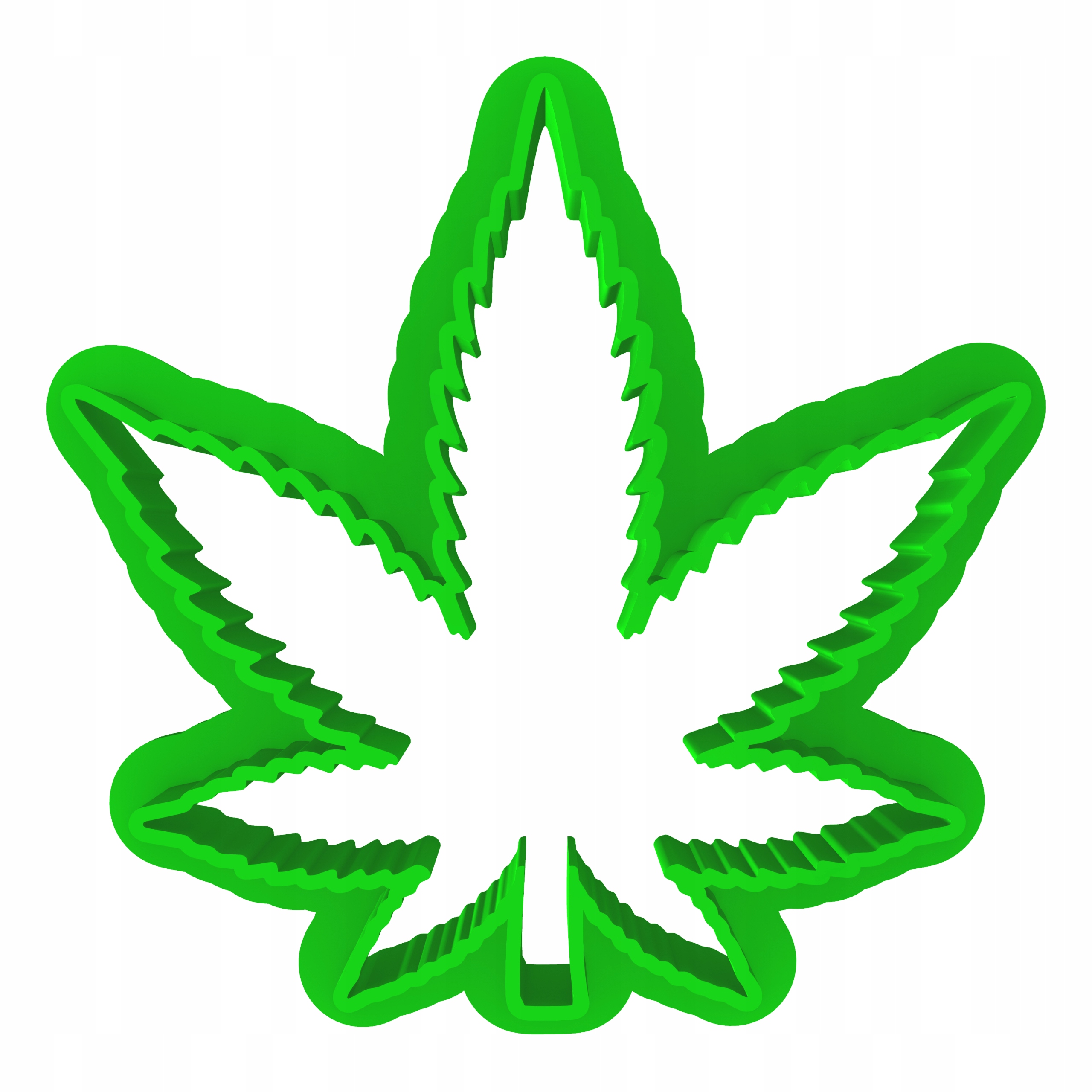 

Foremka Wykrawacz cbd Liść marihuany konopi 5cm