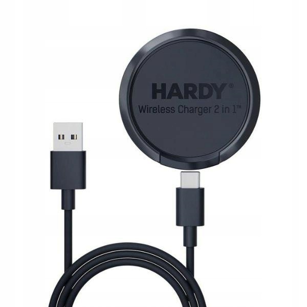Indukční nabíječka 3mk Hardy Wireless Charger 2in1 15W černá