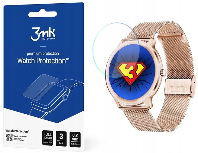 

3x 3MK Folia Ochronna Na Ekran Do Rubicon RNBE66