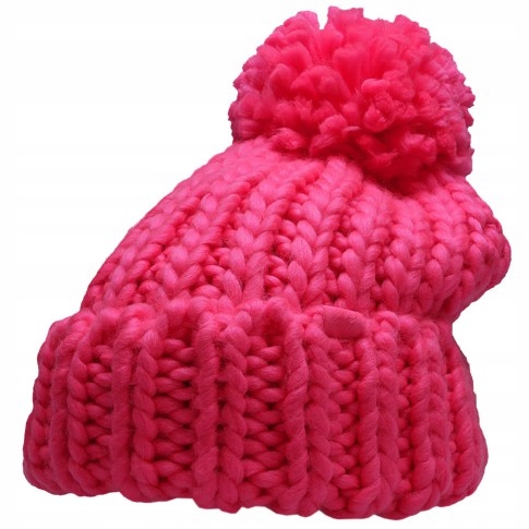 

Czapka Damska 4F Zimowa Gruby Splot CAD013 Róż