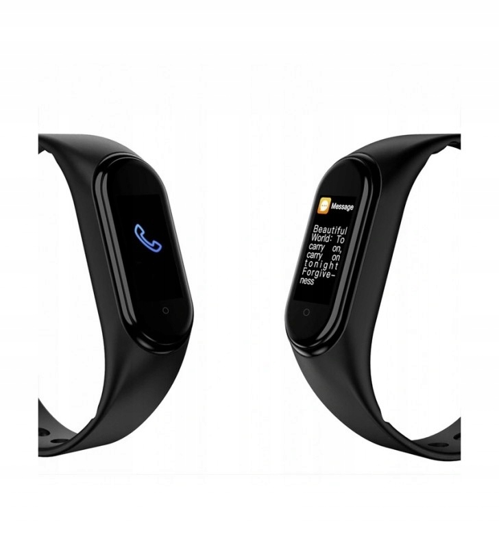 SMARTBAND OPASKA PULSOMETR SMARTWATCH + PASEK Funkcje Bluetooth Budzik Ekran dotykowy Krokomierz