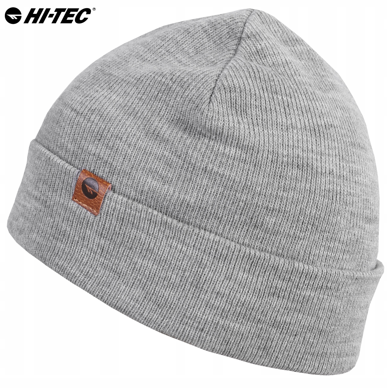 CZAPKA ZIMOWA MĘSKA HI-TEC MABO CIEPŁA BEANIE NA ZIMĘ Kolor szary