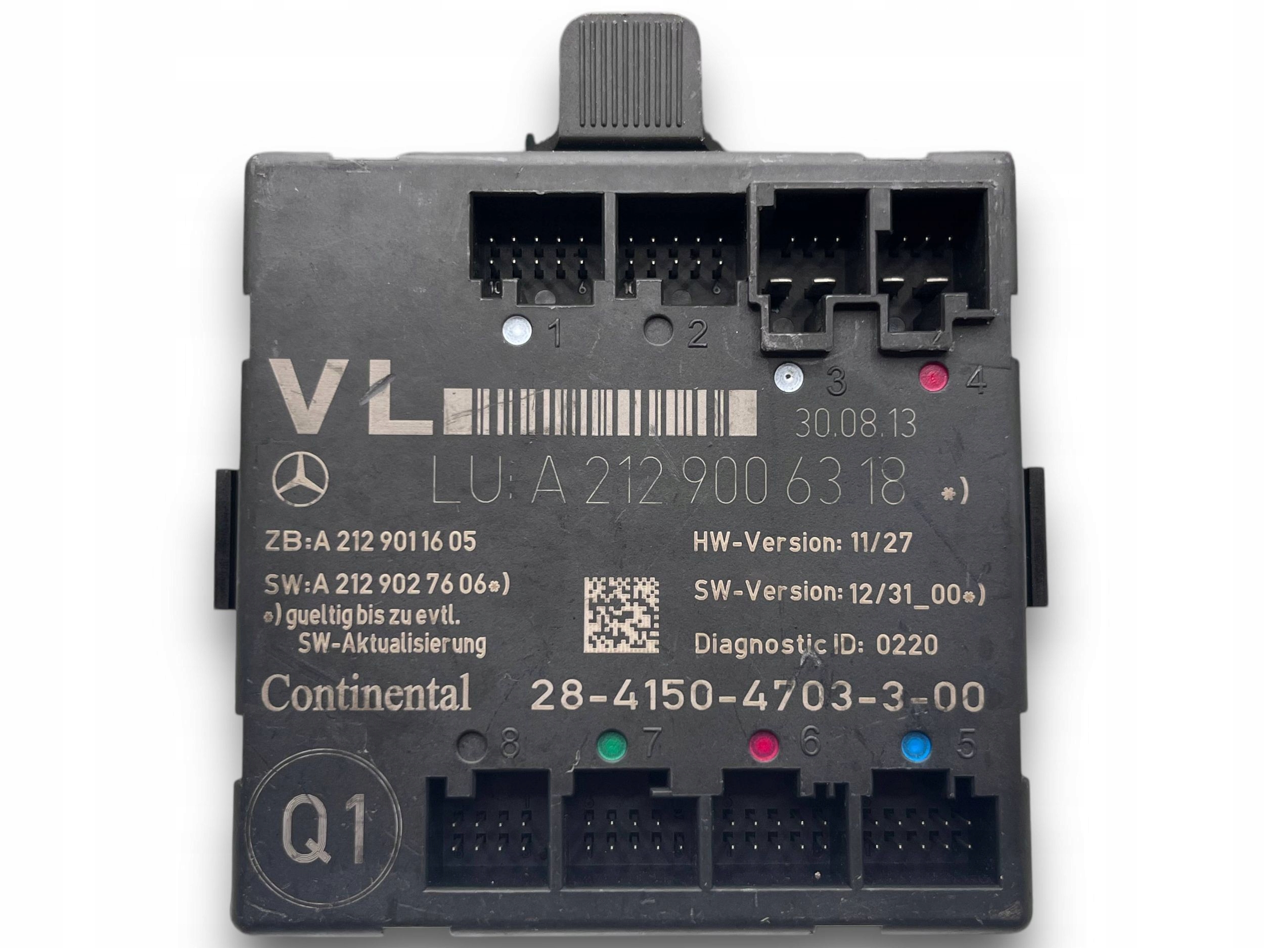 MERCEDES W212 control unit door 2129006318 @M
