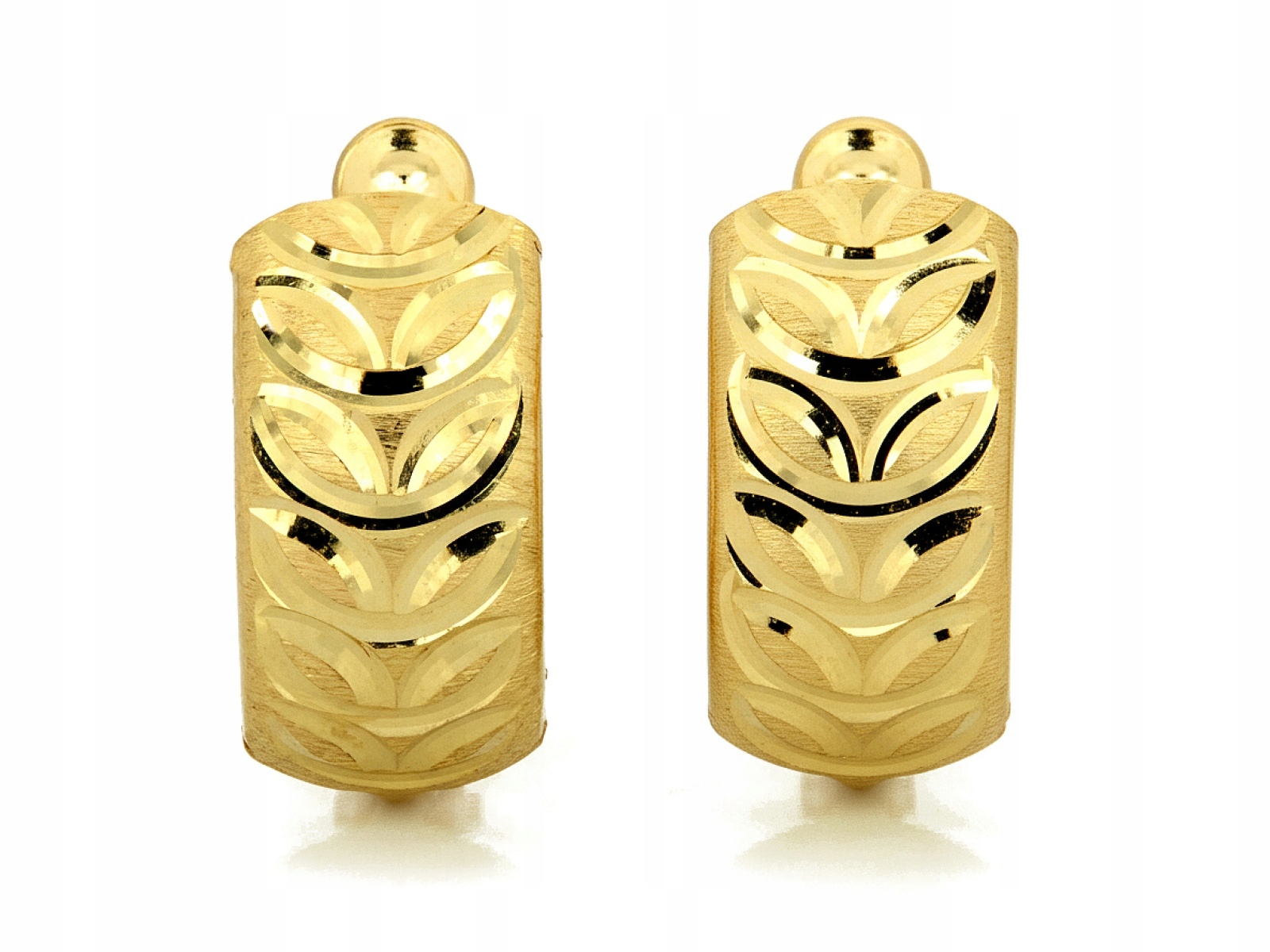 Dámské Zlaté Náušnice 585, jemné a elegantní, vhodné pro každou stylizaci