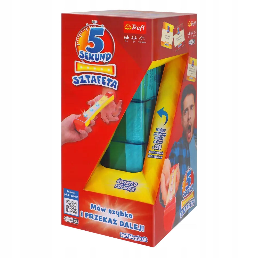 5 sekund. Sztafeta. Gra imprezowa towarzyska