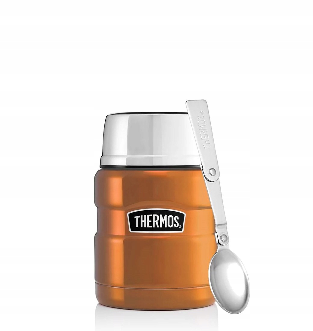 Termoska na jídlo Thermos Stainless King Food Jar 0,71 l se skládací lžící