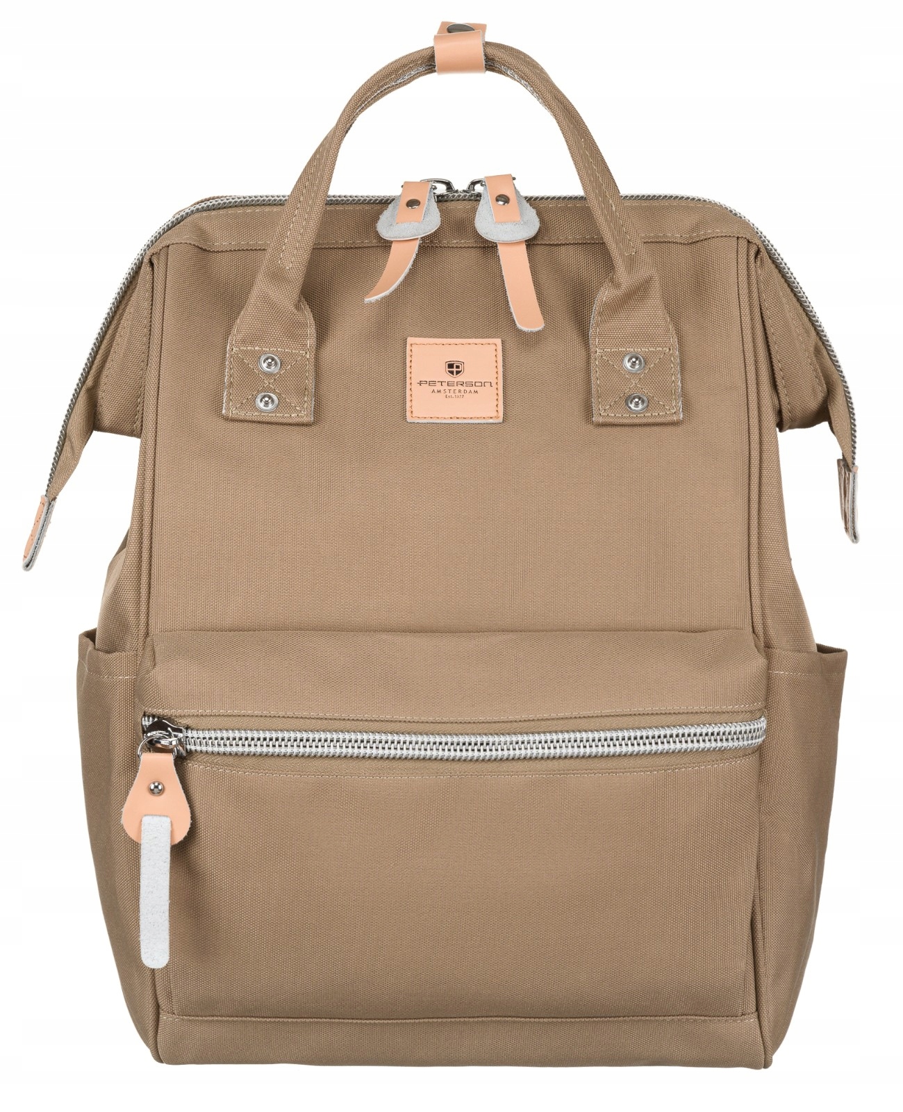 Plecak miejski Peterson pojemny na laptopa damski port Usb podróżny bagaż