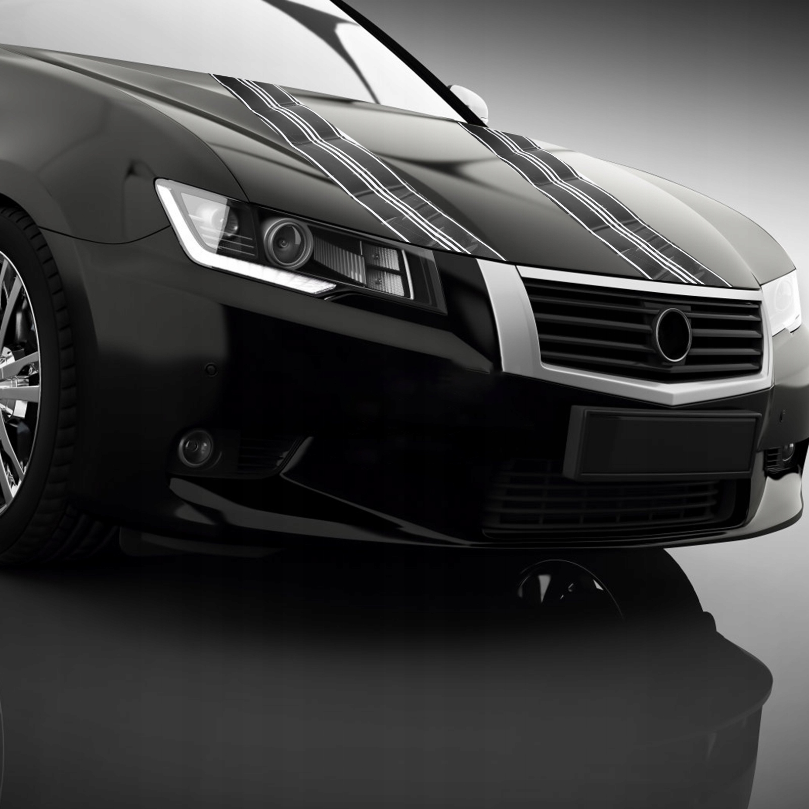 Paski Dekoracja Samochodowa Naklejka 2 Szt Producent Inny