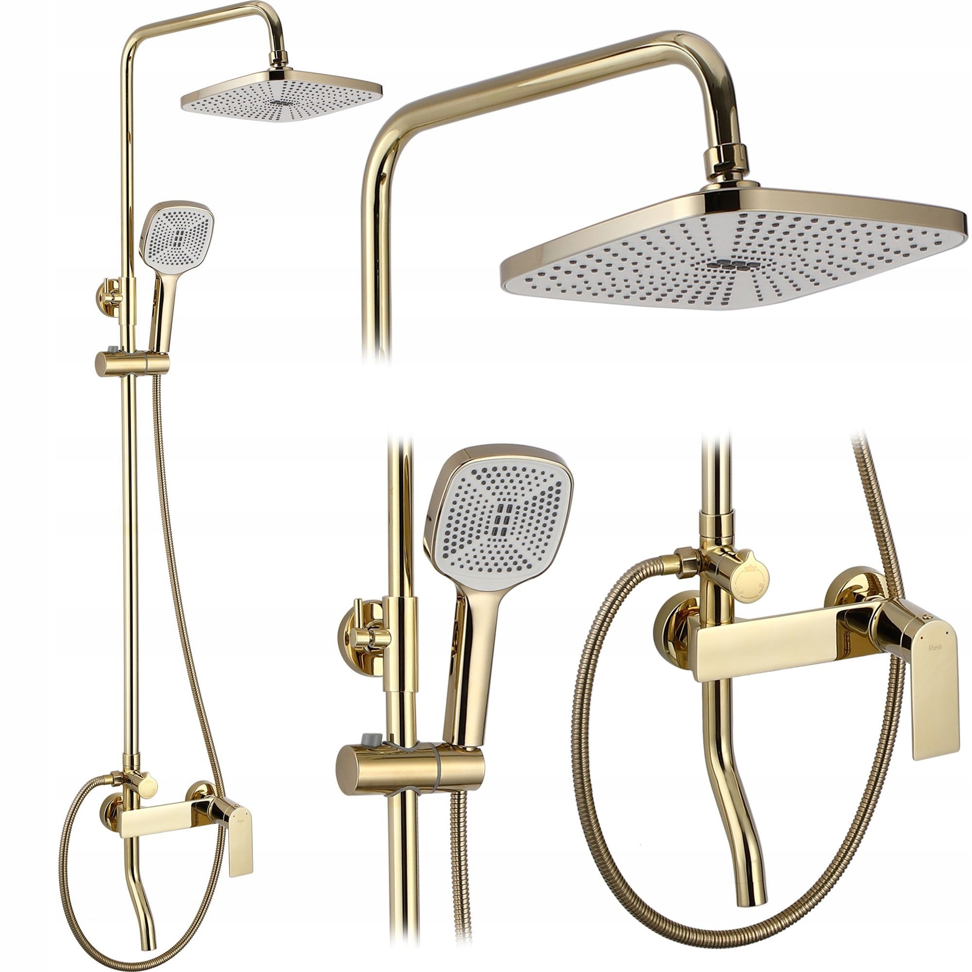 Sprchový set Rea Storm Zlatý