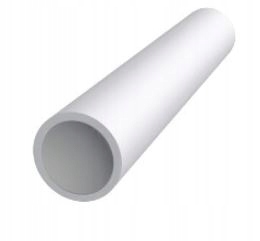 Hliníková Trubka Kulatá Bílá Ral 9016 50 mm x 2 mm