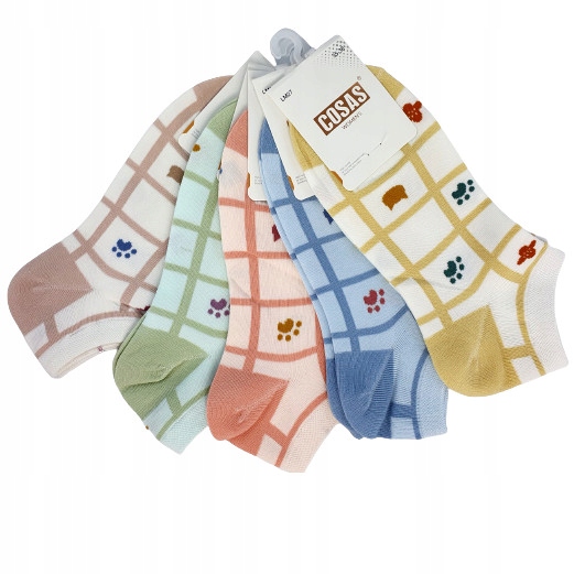 10x STOPKI DAMSKIE KOLOROWE BAWEŁNA PREMIUM SOCKS Marka Inna marka