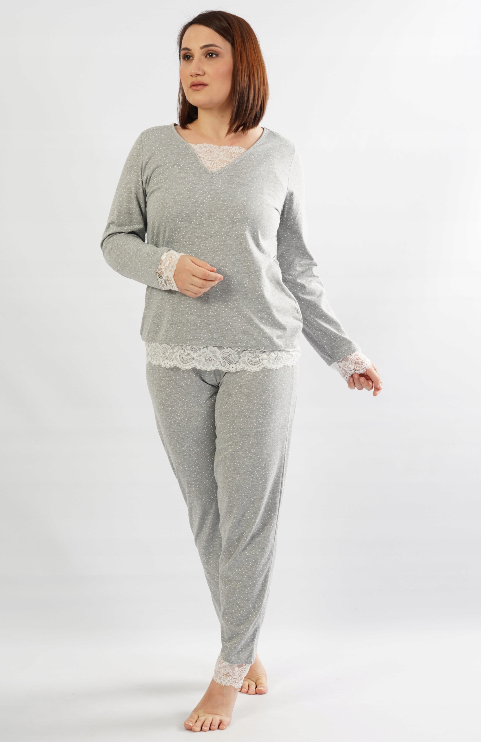 Dámské pyžamo Vienetta Plus Size vel. 3XL