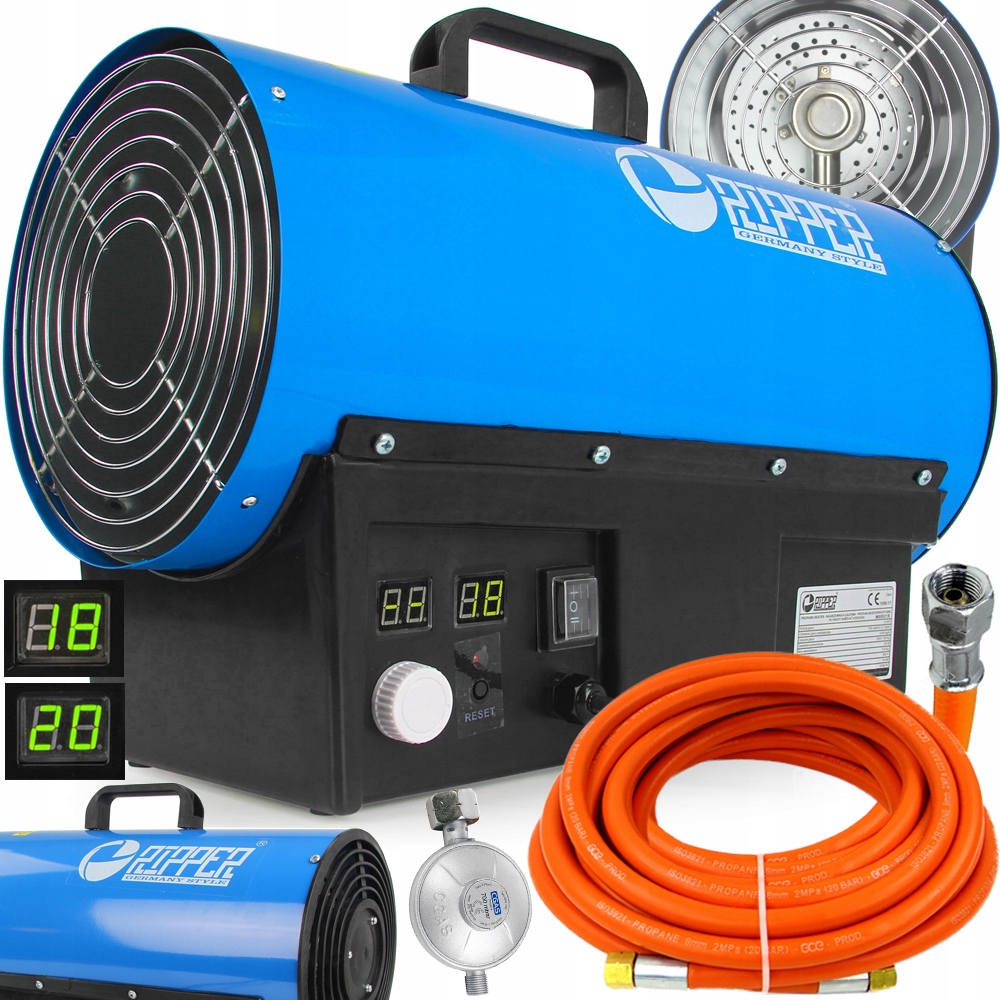 

Nagrzewnica Gazowa Dmuchawa Z Termostatem 15kW LCD