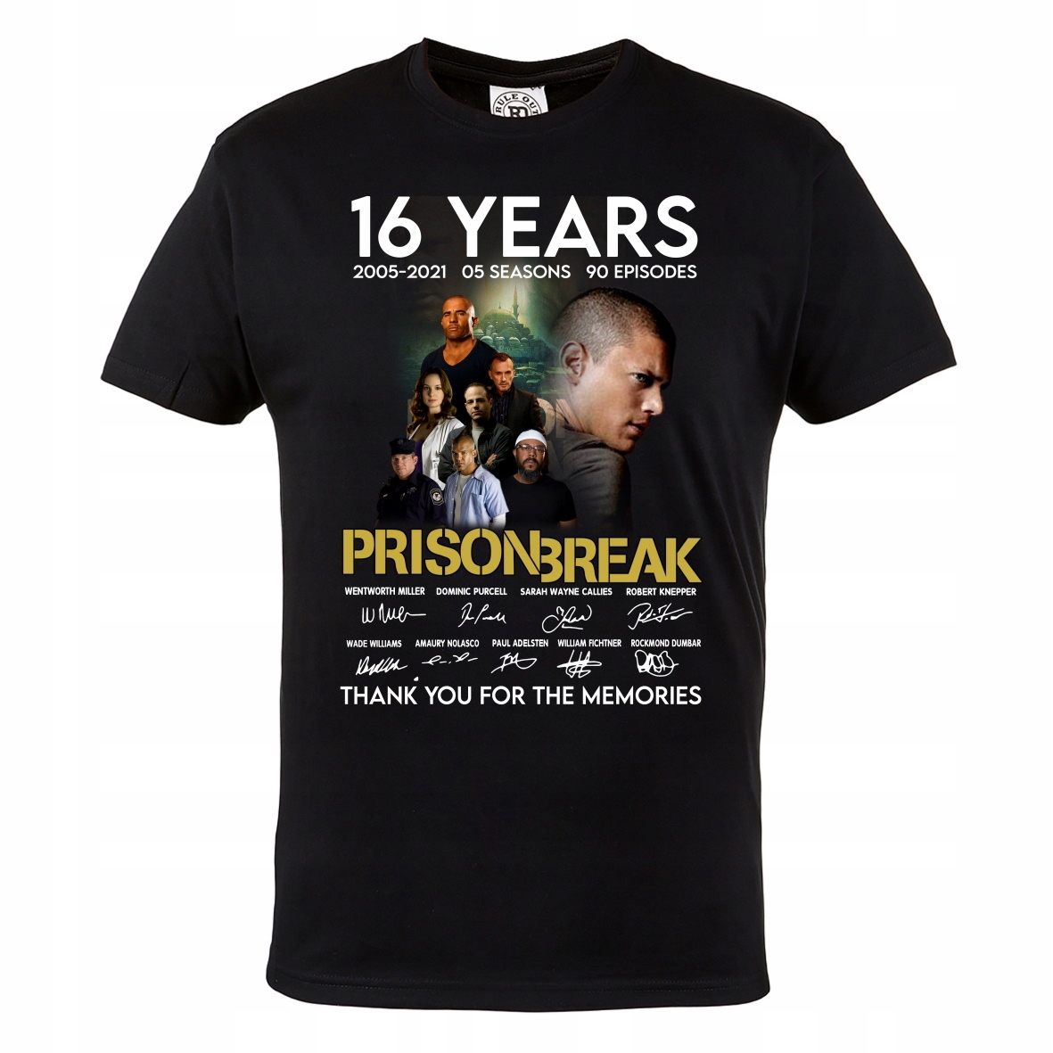 

Męska Koszulka Serial Prison Break Autografy