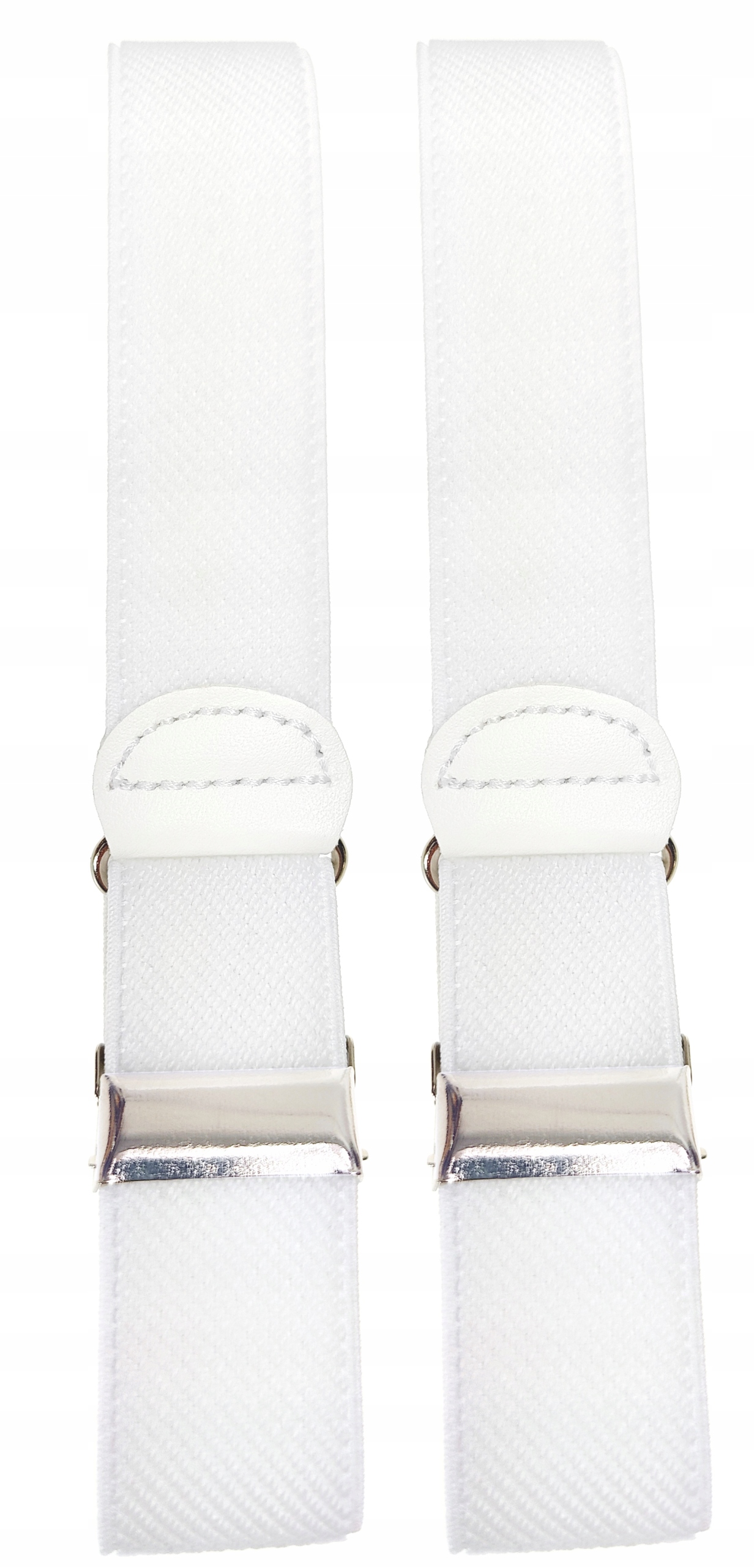 SZELKI DO RĘKAWÓW KOSZULI OPASKI ARM BANDS SLEEVE Kolor biały