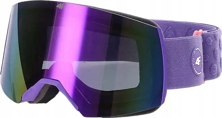 Gogle Dziecięce 4F Narciarskie Snowboardowe Z Multibarwną Powłoką Uni