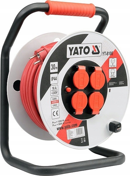 

Yato YT-8106 Przedłużacz Bębnowy 30 M 3 X 2,5MM