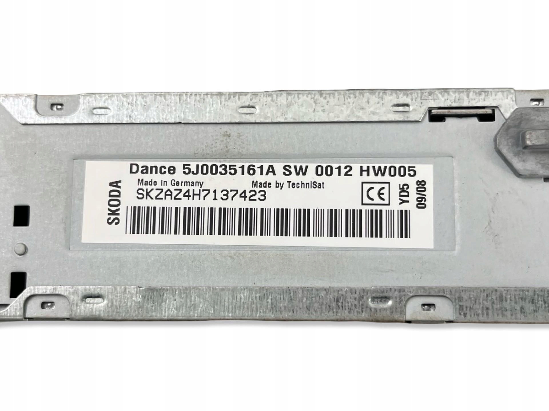 Radio samochodowe Skoda Fabia 2 2008 5J0035161A