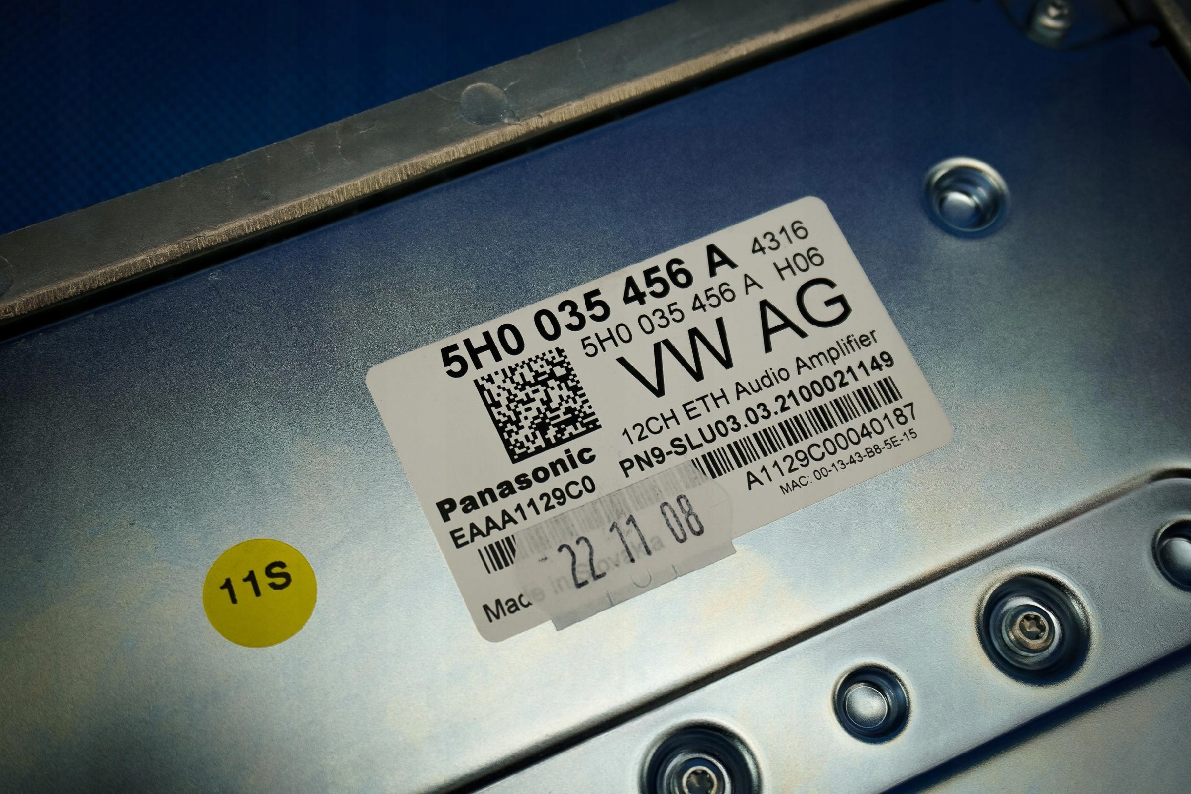 amplifier Harman Kardon VW Golf VIII 5H0035456A