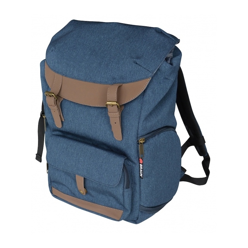Braun Blue Daypack fotobatoh