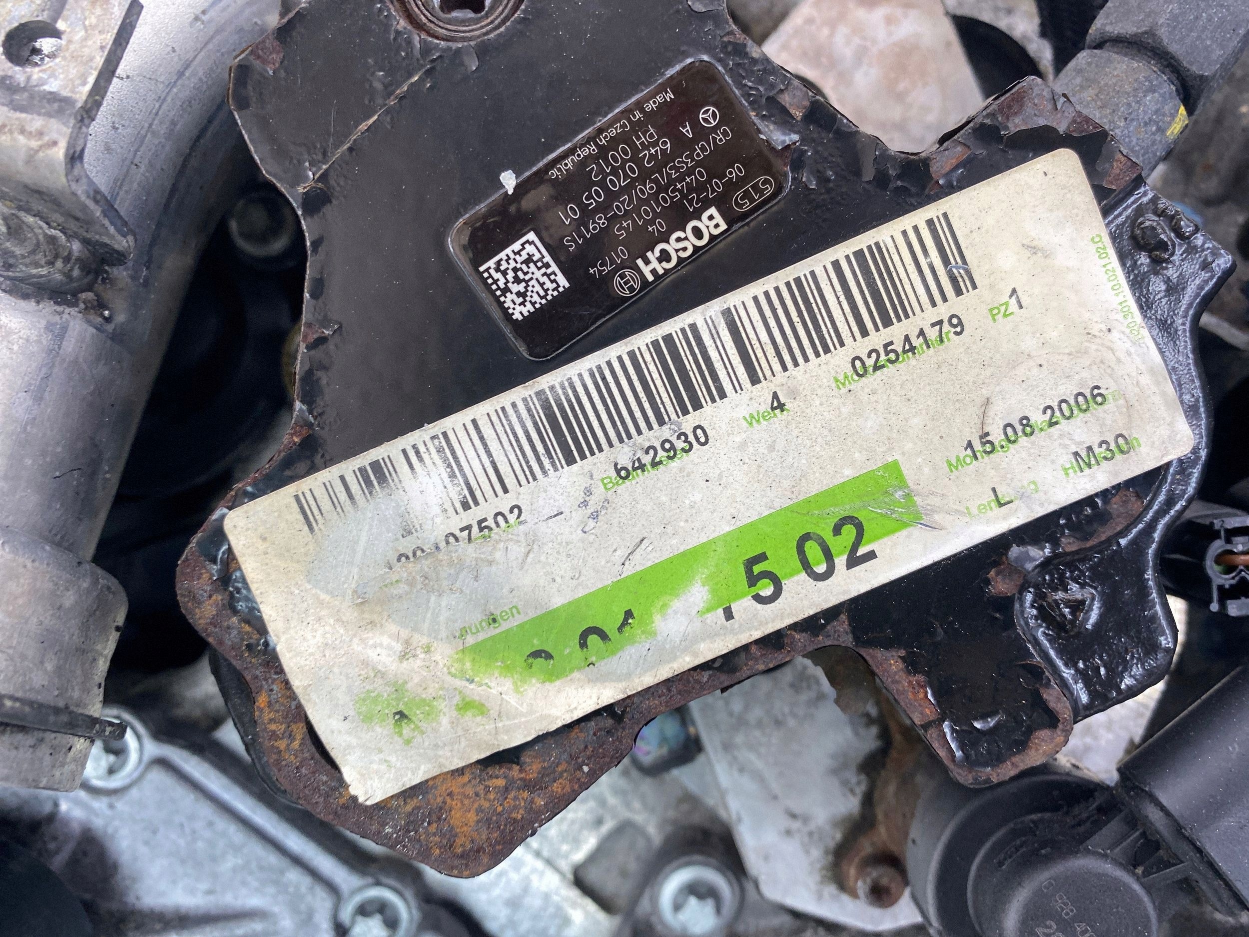 engine complete 642930 Mercedes S350 CDI W221 3.0 CDI V6 OM642930
