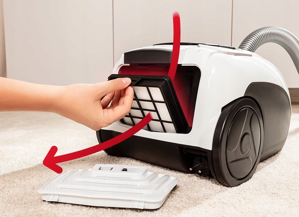 Odkurzacz workowy Amica VM 7012 Cichy Filtr LED Rodzaj odkurzacza workowy