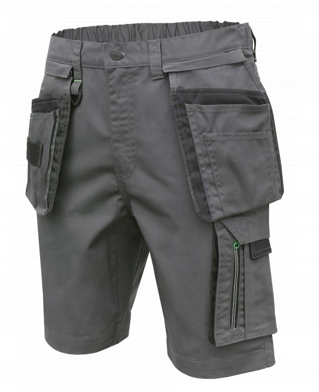 HOGERT SPODENKI KRÓTKIE ROBOCZE Z KIESZENIAMI LEMBERG SZARE R. 2XL 56