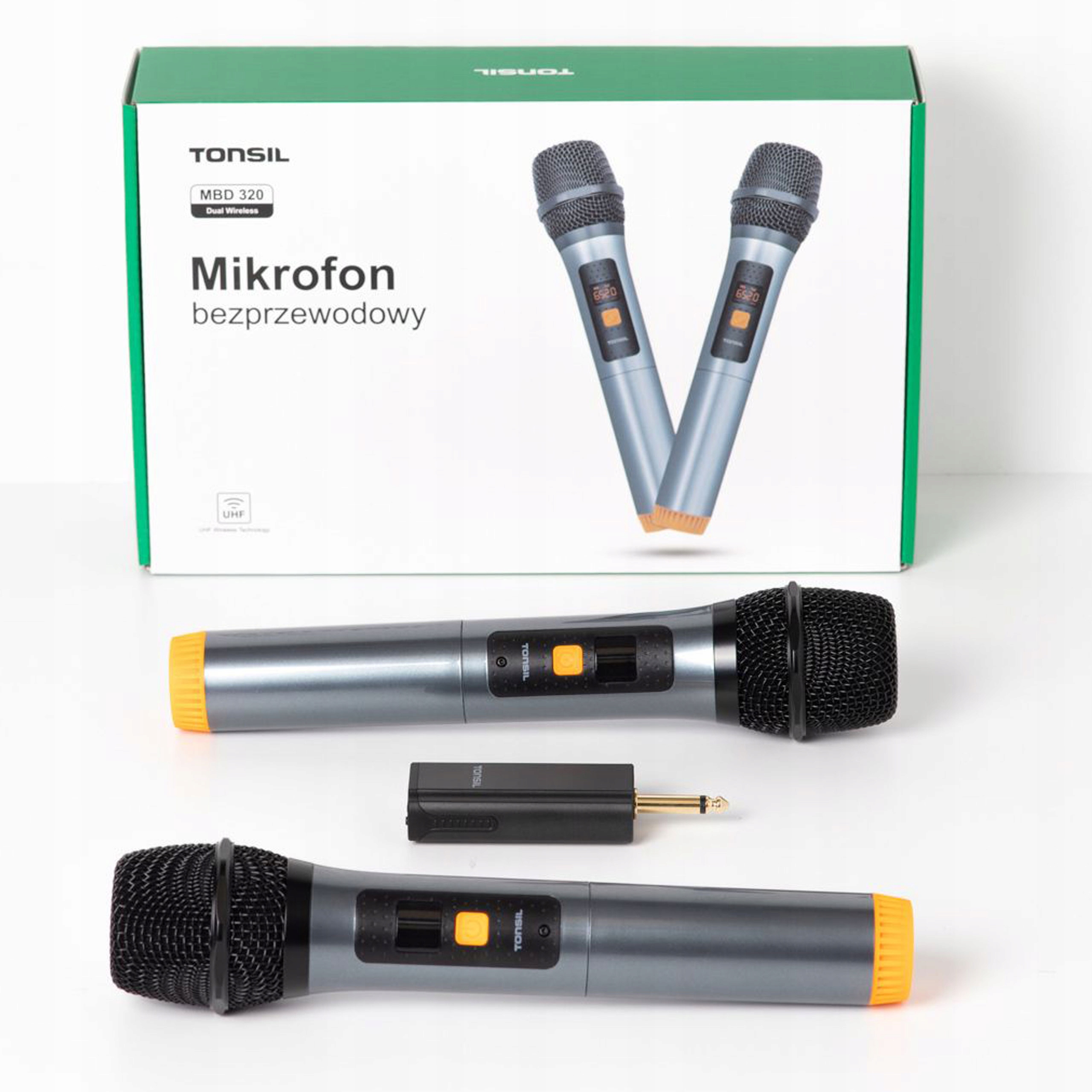 TONSIL MBD 320 SYSTEM BEZPRZEWODOWY + 2 MIKROFONY