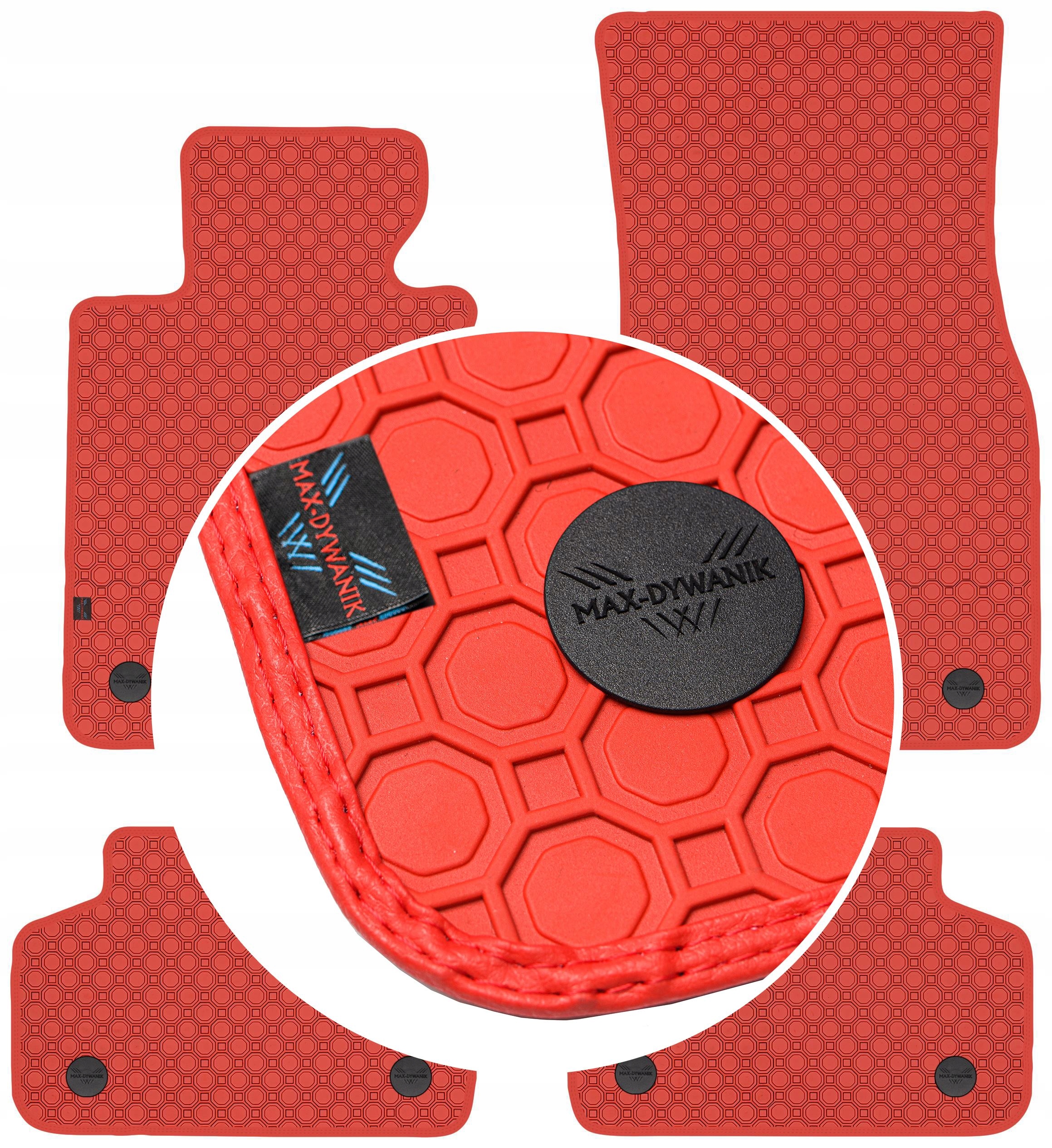 Bmw 5 G30 G31 2017 Koberce Červené