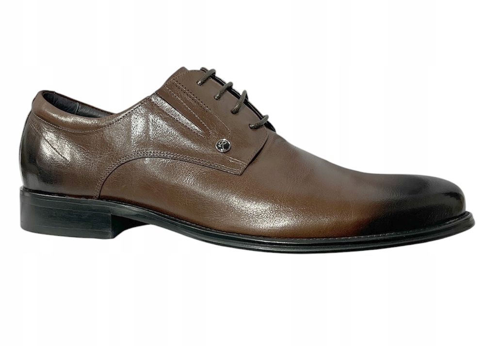 Pánské polobotky John Doubare QA526-C6-A77 VEL.45 Kůže Bronz Lico