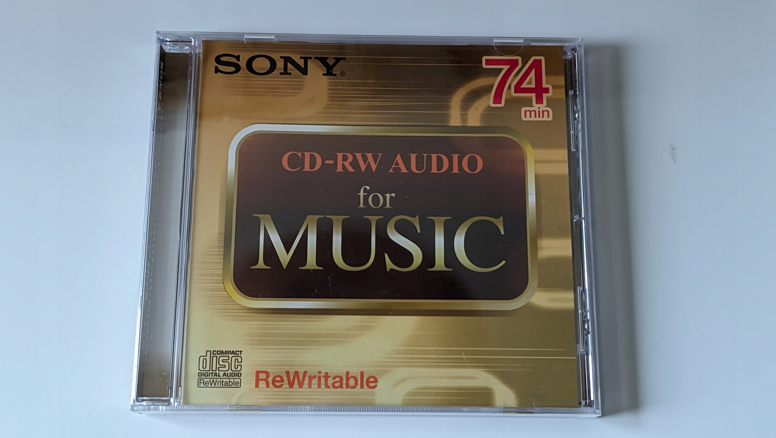 Sony Cd-rw Audio -Music 1szt Japan