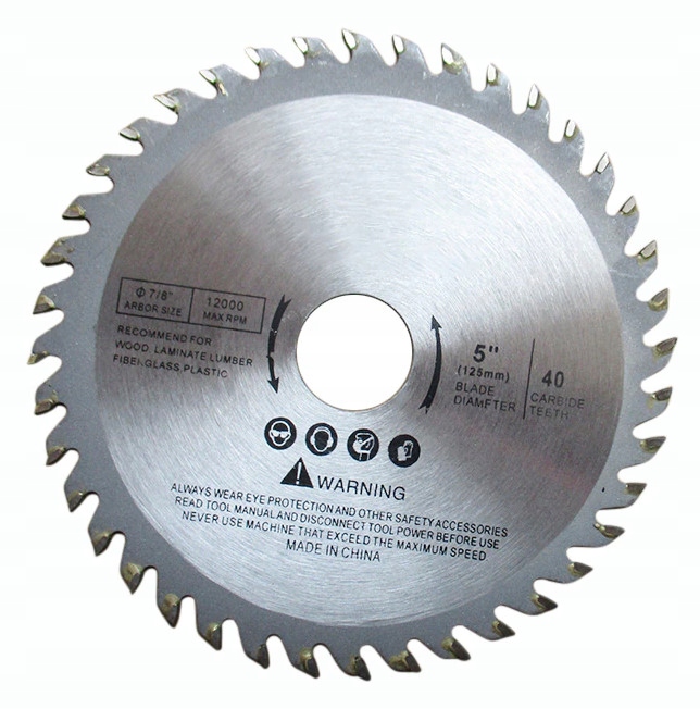 

Tarcza do drewna 125x22,23mm 40T