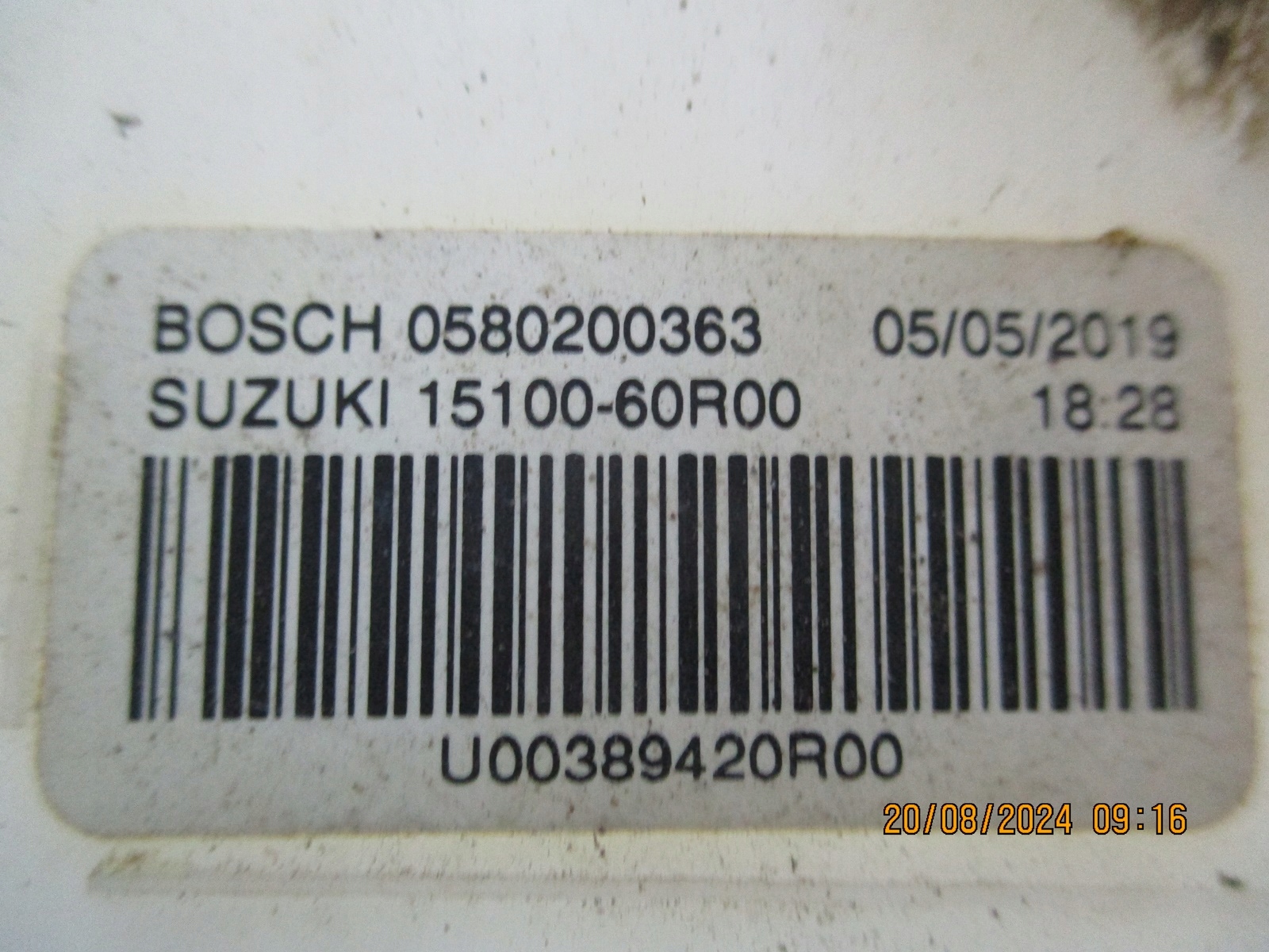 feed pump SUZUKI VITARA III 1,4i 15100-60R00