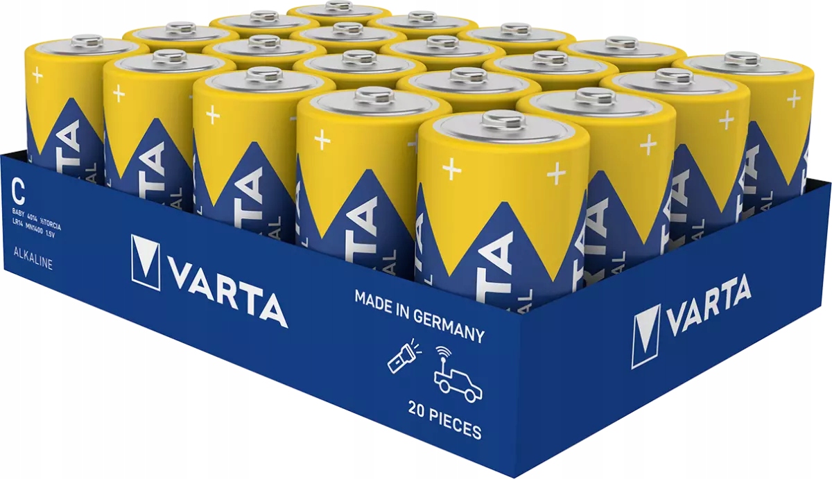 

Bateria Industrial alkaliczna 1,5V C R14 Varta x20