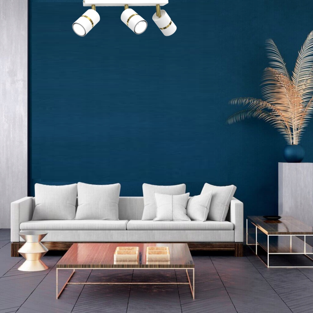 NOWOCZESNA LAMPA SUFITOWA LISTWA BIAŁA LED METAL Marka inna