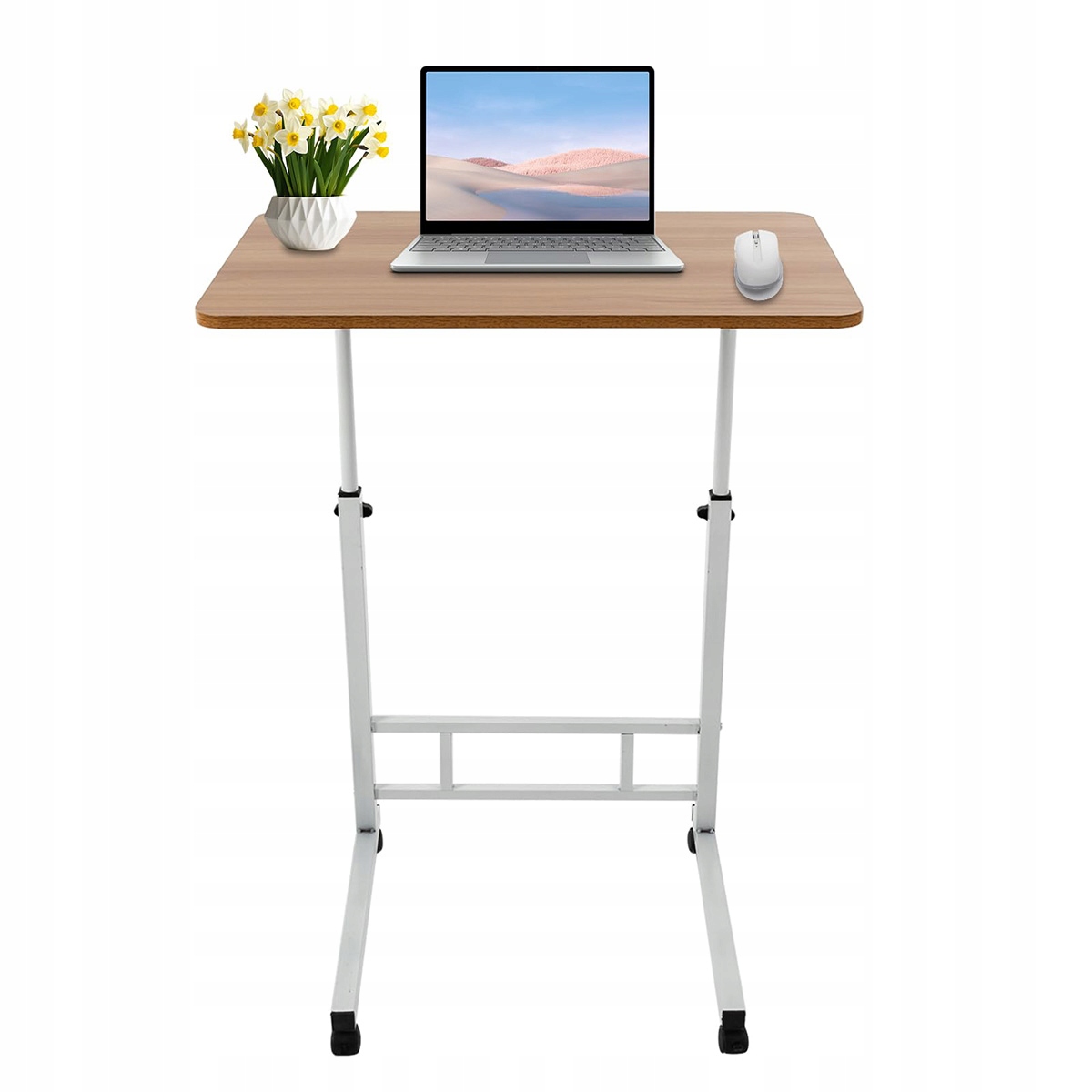 Stolek Pod Notebook Na Kolečkách, Nastavitelná Výška, Mobilní Stůl, Stůl