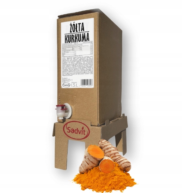 Podstawka Sok z Kurkumy 100% Bez Cukru tłoczony Nfc 1,5L naturalny Nfc