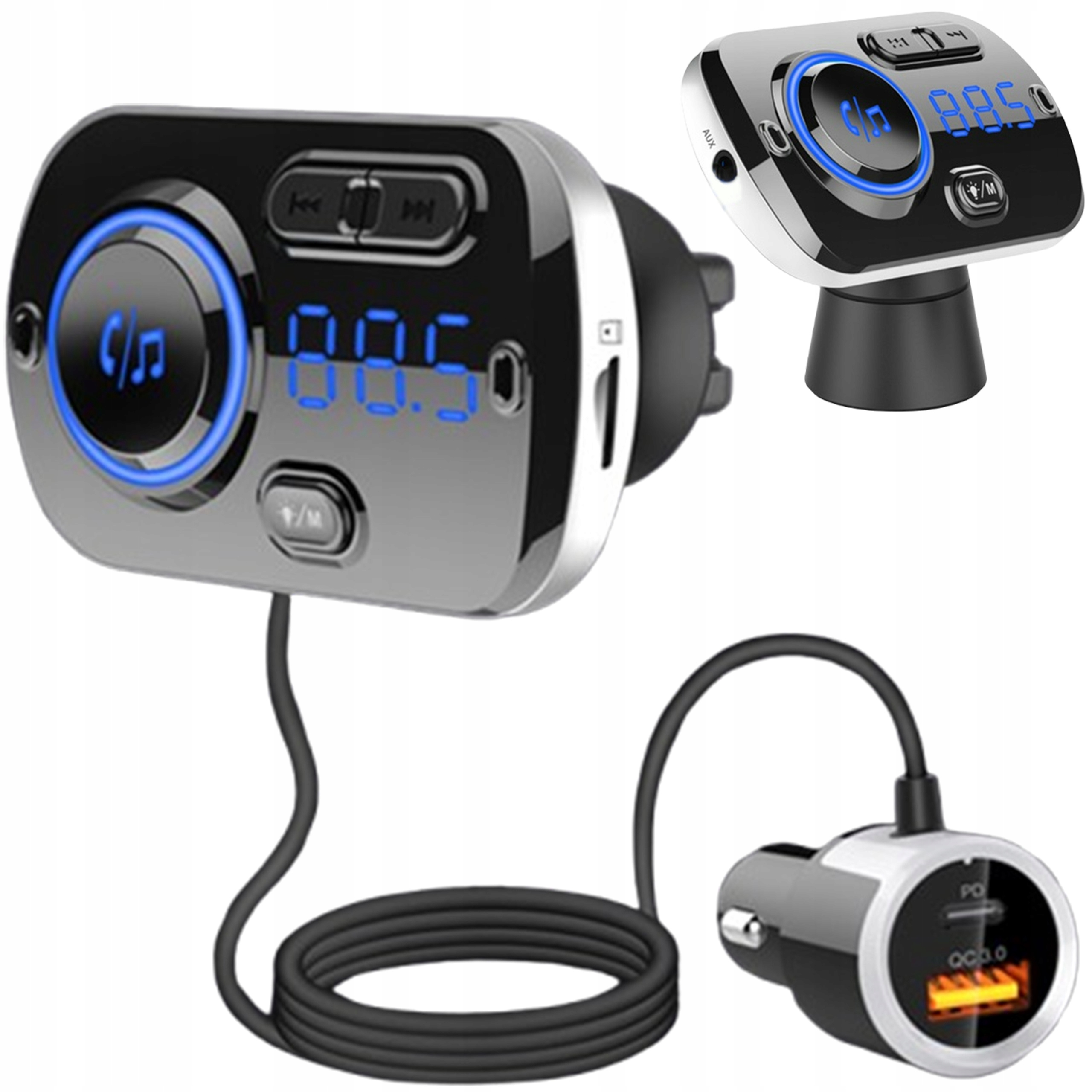 FM Transmiter do auta Revento G60 s USB C (5905265374499) • Ceny