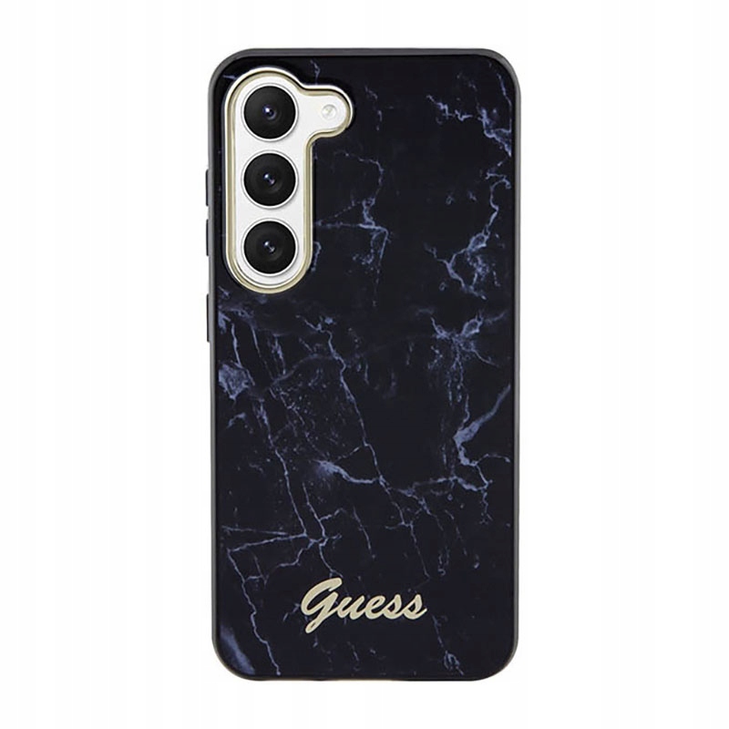 Kolekce Guess Golden Marble – Pouzdro Samsung Galaxy S23 (černé)