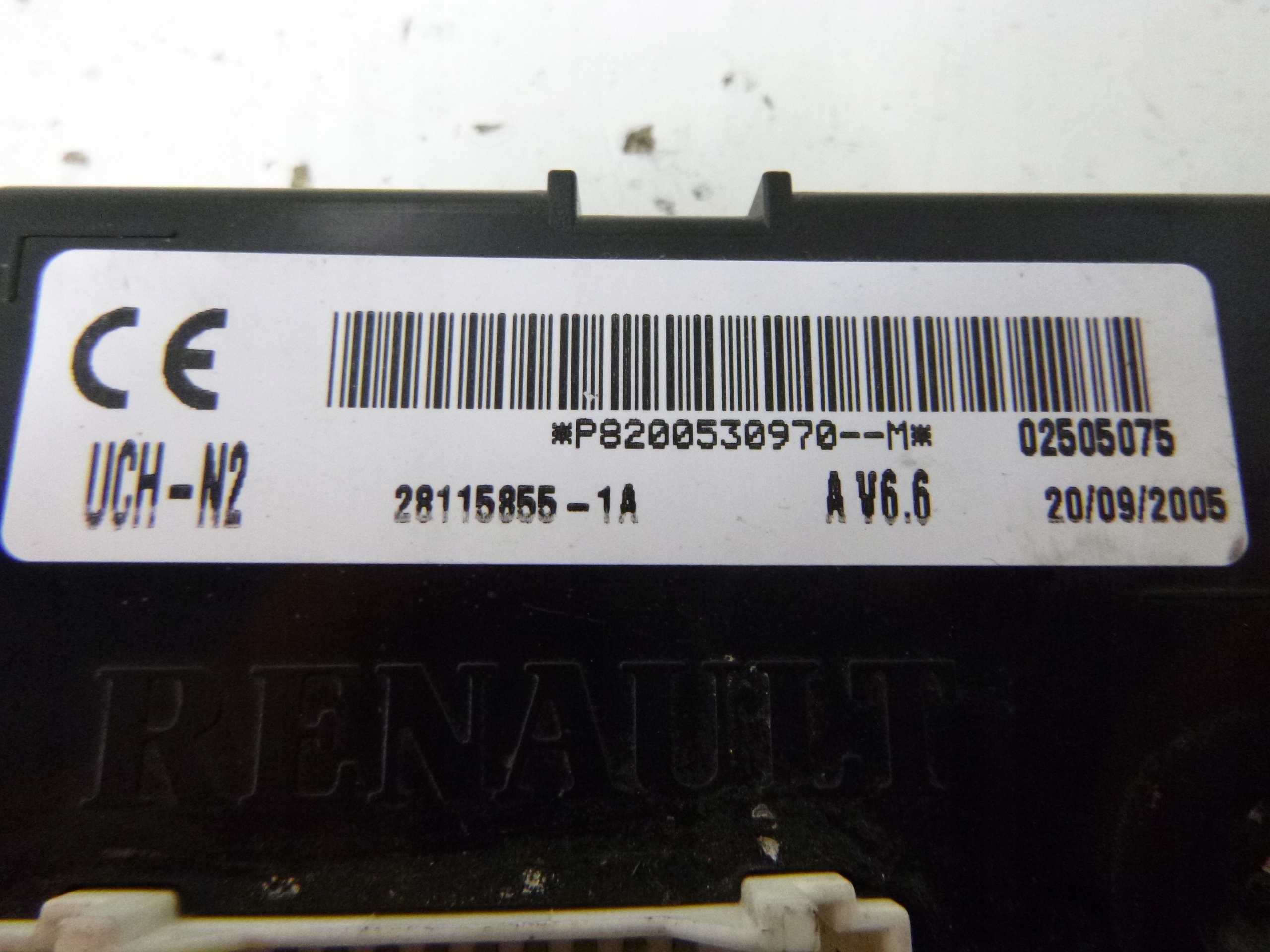 computer modulo UCH N2 RENAULT KANGOO 1 LIFT 8200530970 2005R 2003-2008