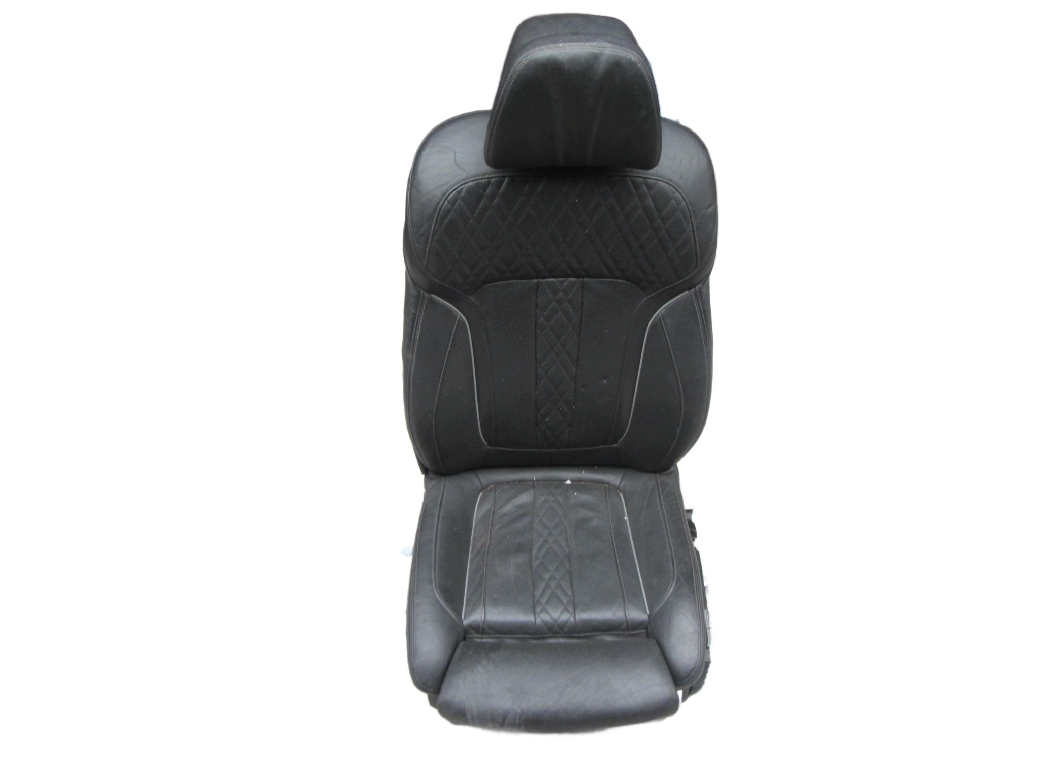 BMW 7 G11 seat driver´s left front front leather black ELEKTRYKA
