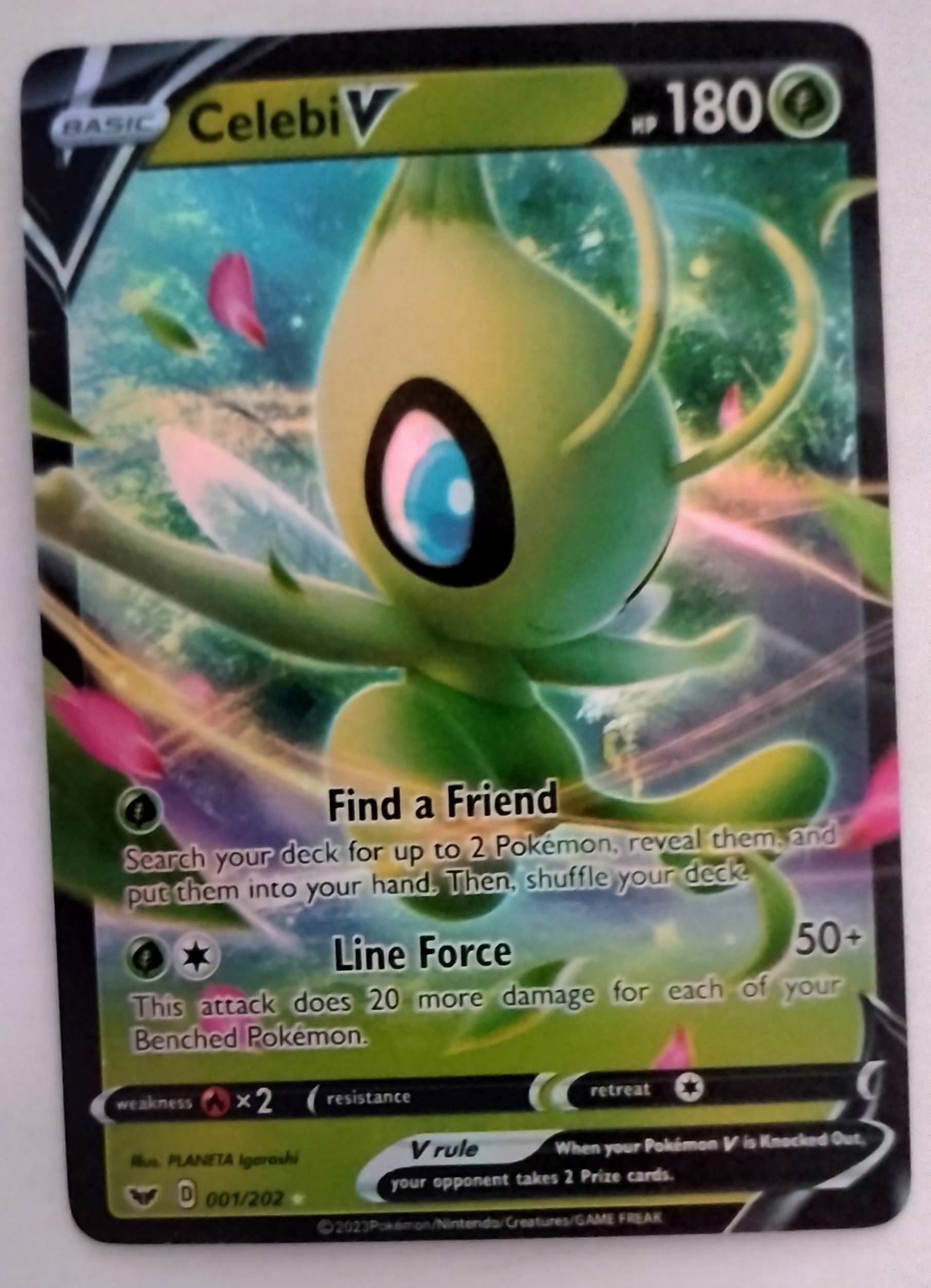 Legendarna Karta Pokemon Celebi