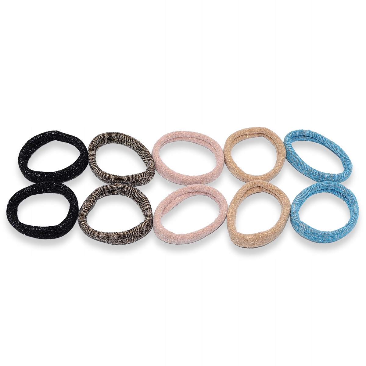 6x GUMKI GUMKA DO WŁOSÓW KOLOR ELASTYCZNA MOCNA BEZ ŁĄCZEŃ KUCYK WARKOCZ Waga produktu z opakowaniem jednostkowym 0.002 kg