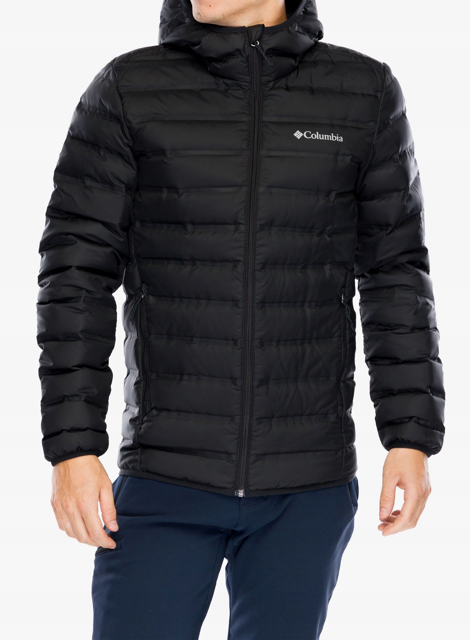 Péřová bunda Columbia Lake 22 Down Hooded Jacket černá L