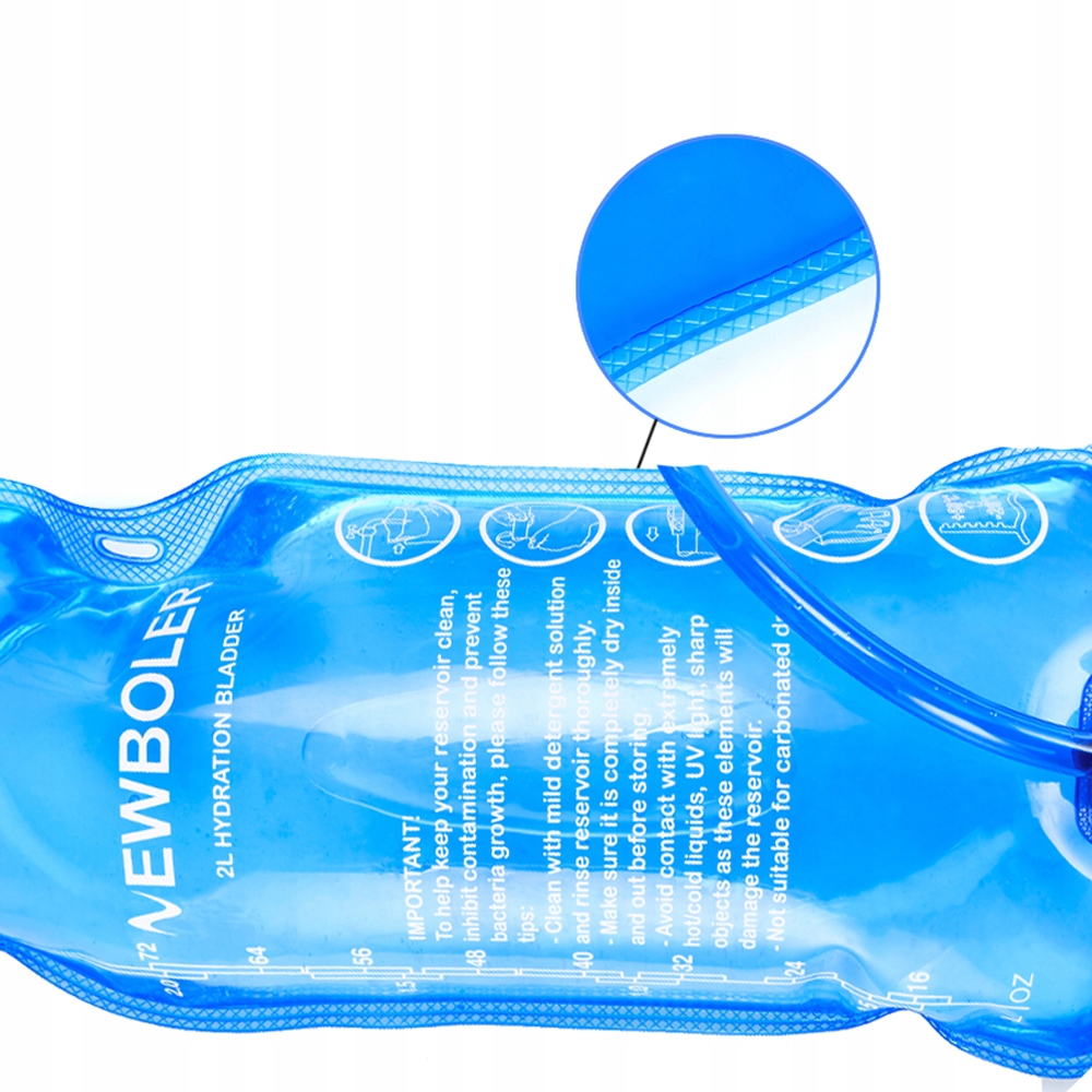 Worek Na Wodę 1L 500ML 2L na Biegowy Rower Plecak Marka inna marka