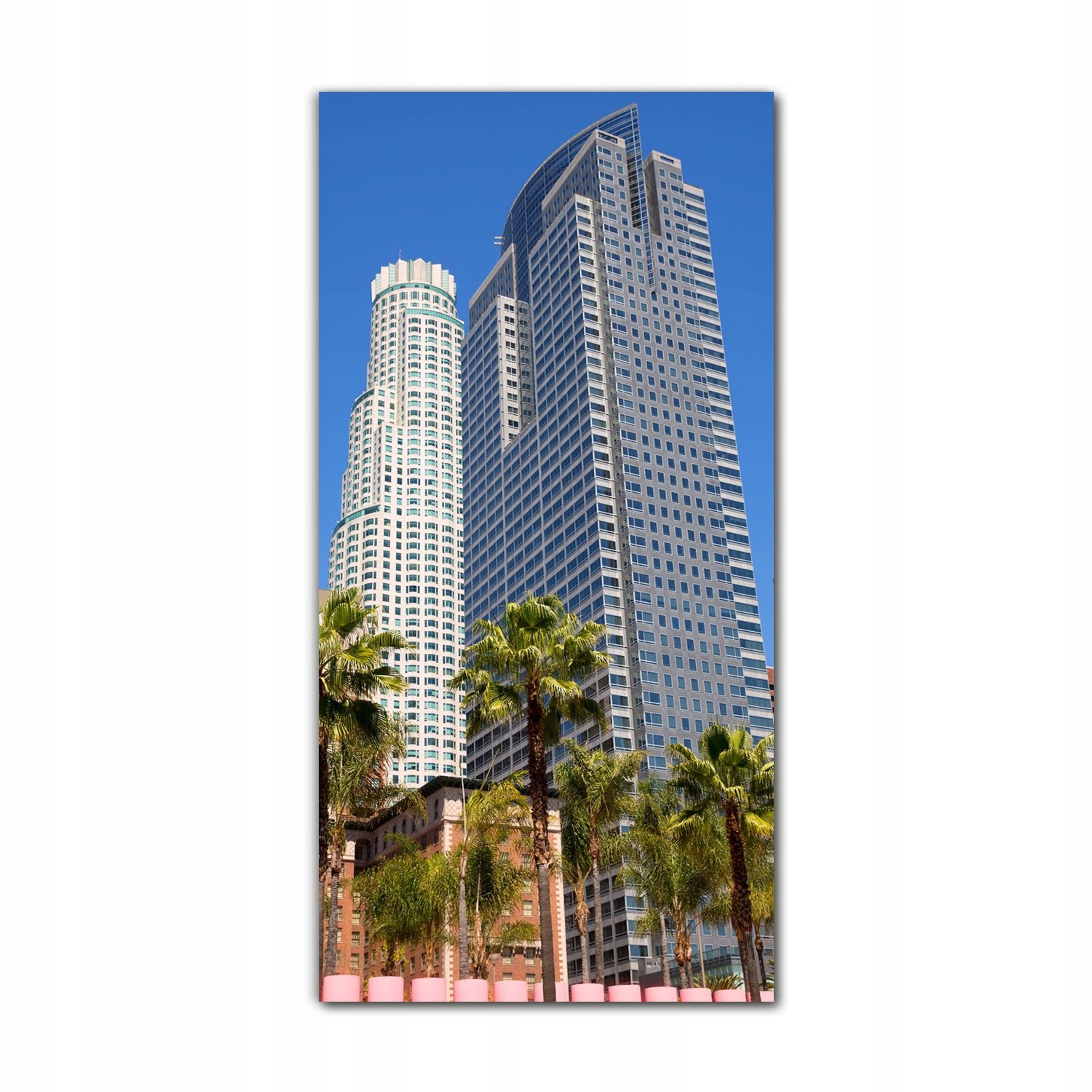 

Obraz szklany nowoczesny 70x140 Los Angeles palmy