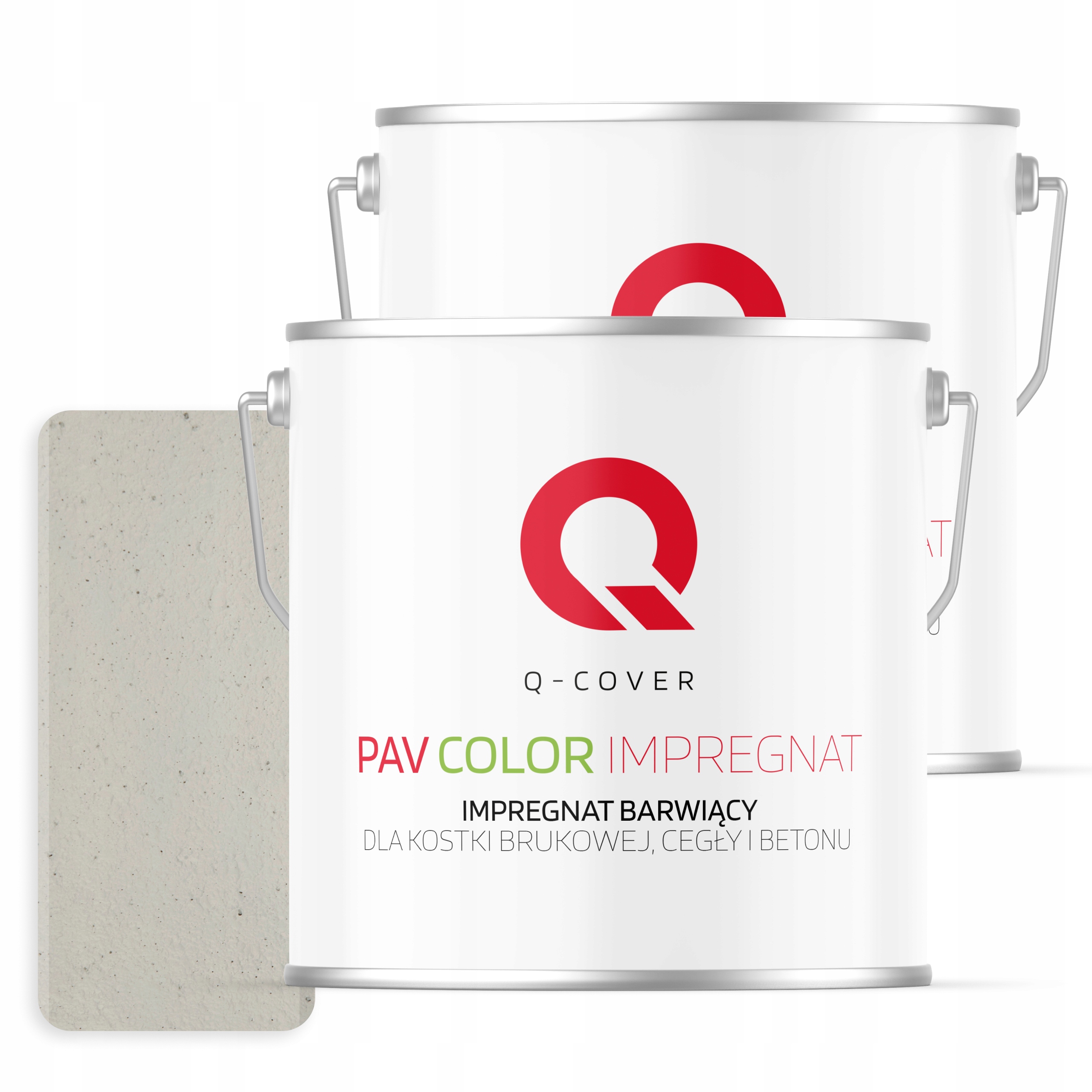 Impregnát Barvící kostka Bruk Mokrý Kámen 5L Barva Bílá Šedá