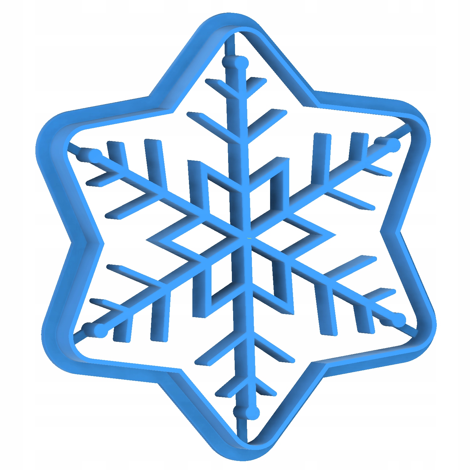

Foremka stempel do ciastek ozdób pierników śnieżka
